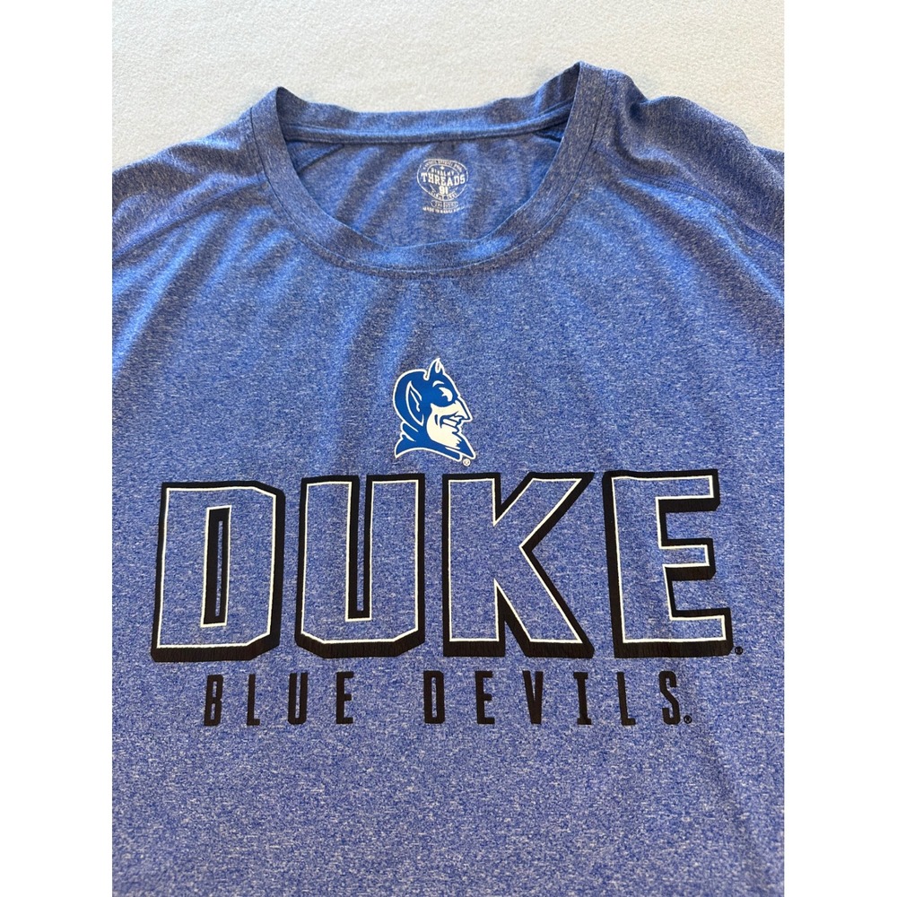 Rivalry‎ Threads T-Shirt Mens 2XL Blue Duke Blue Devils NCAA Performance Tee